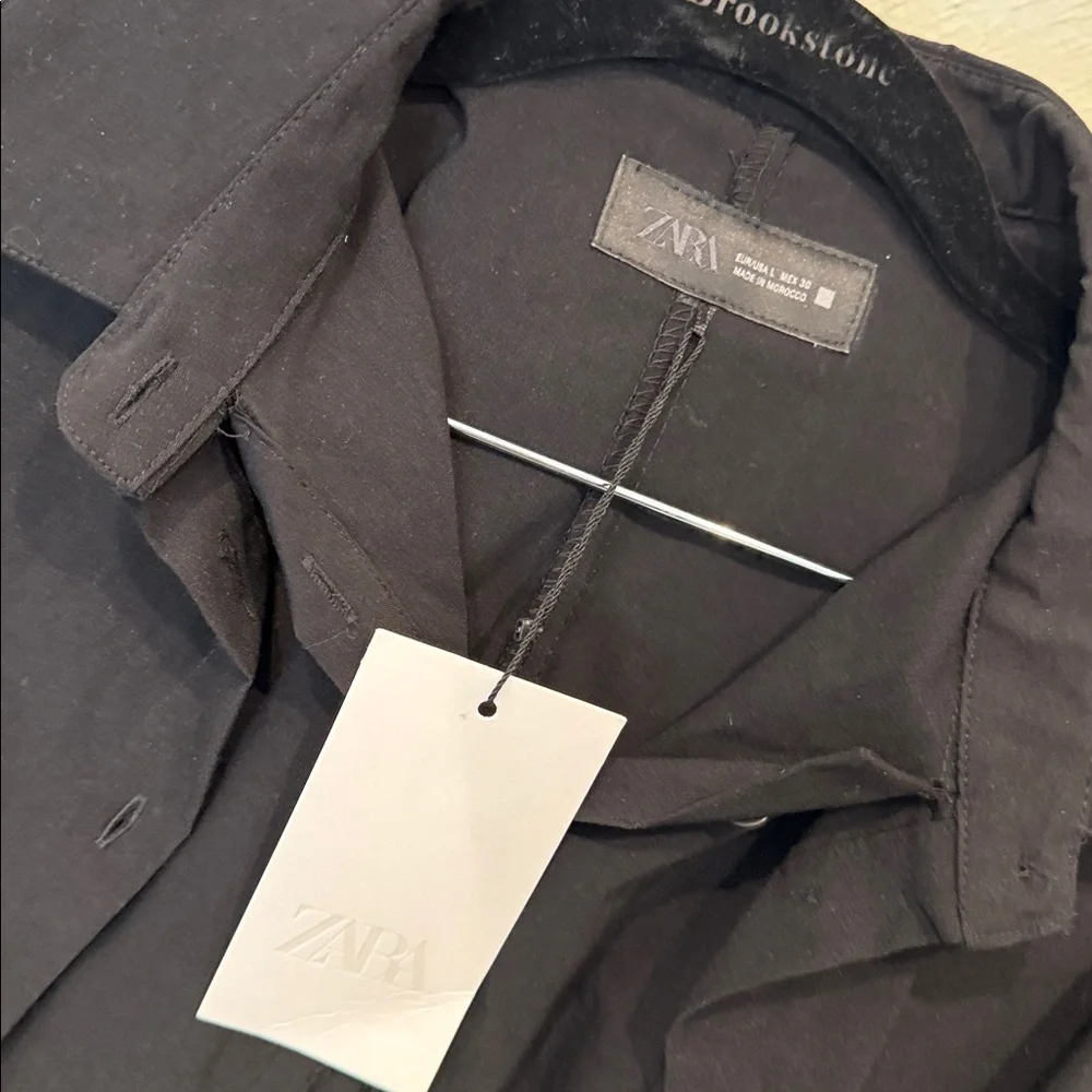 NEW Zara Button Down Shirt - Picture 3 of 6